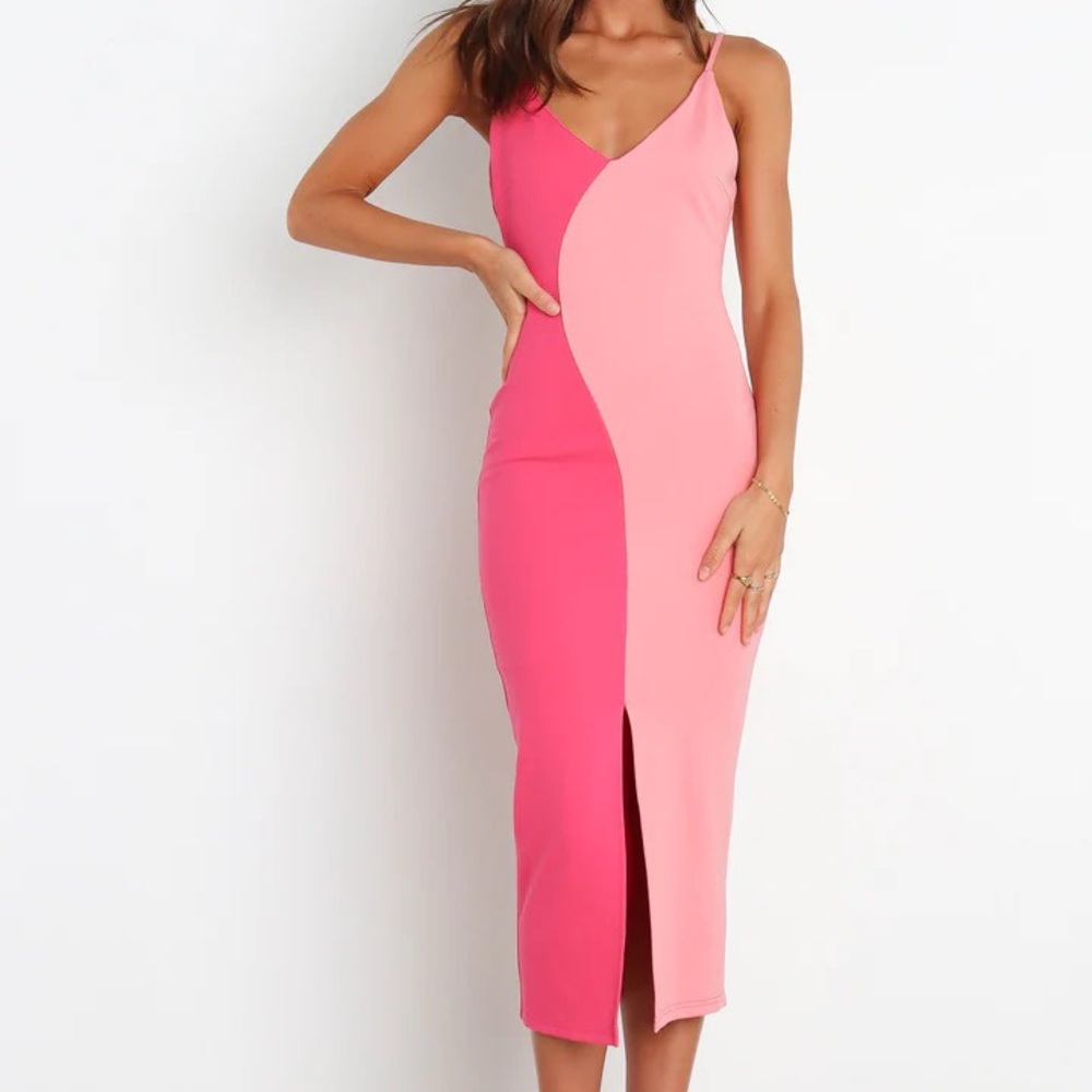 Petal and Pup ‘Camela’ MIDI dress-pink, sz 2